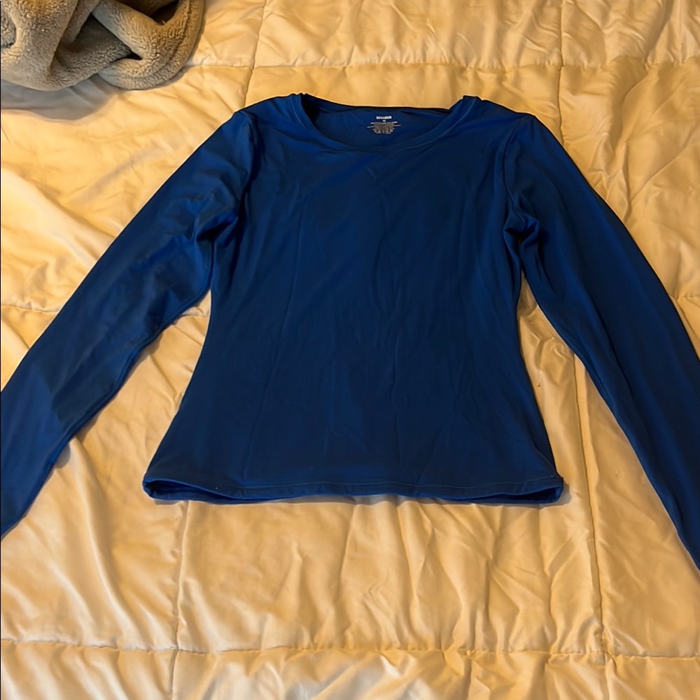 Blue Women's Long Sleeve Top